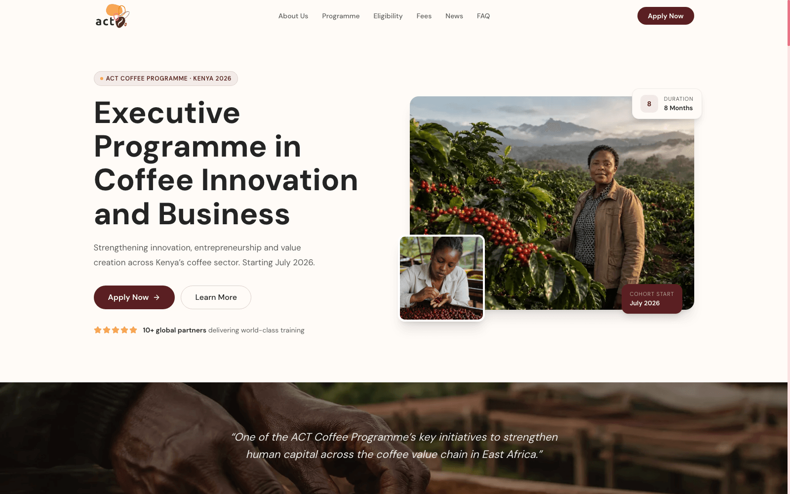 ACT Coffee Programme